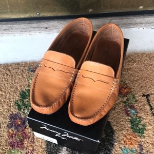 Massimo Miatteo Penny Keeper Loafers 9.5 Tan
